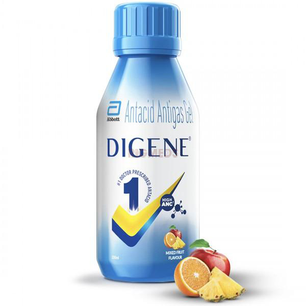 Digene Acidity & Gas Relief Gel Mixed Fruit (200ml)