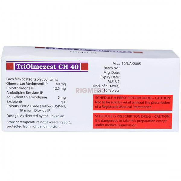 Triolmezest CH 40 Tablet