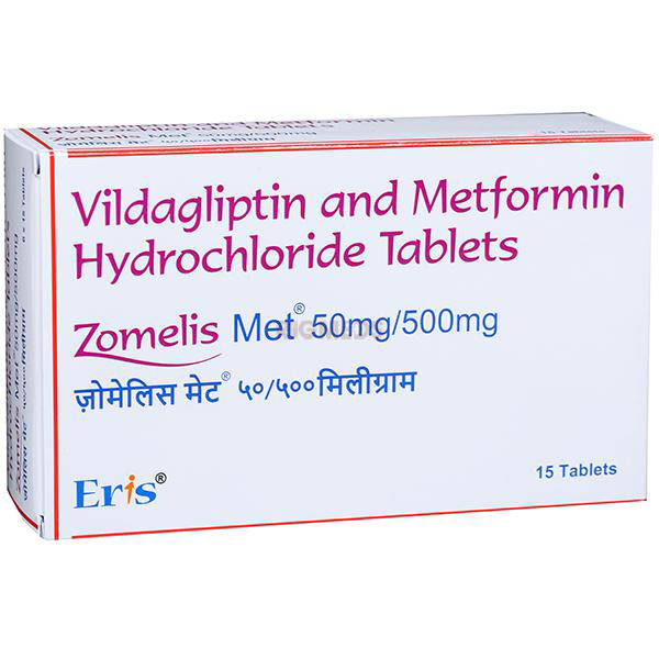 Zomelis Met 50Mg/500Mg Tablet