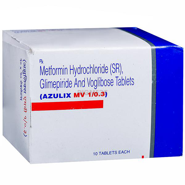 Azulix MV 1mg/500mg/0.3mg Tablet SR