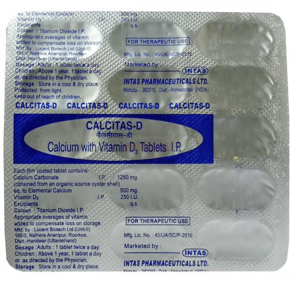 Calcitas D Tablet