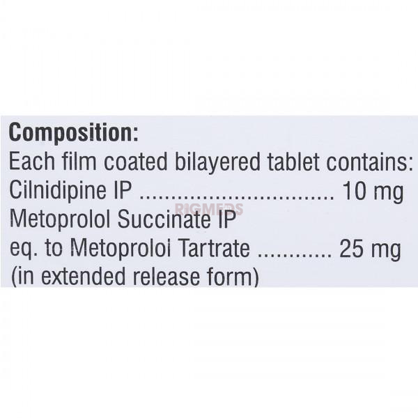 Cilacar M 10/25 Tablet