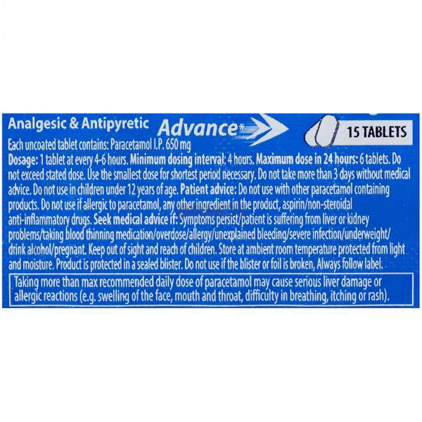 Crocin 650 mg Tablets