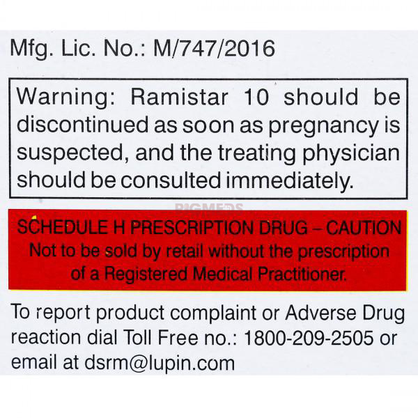 Ramistar 10 Tablet