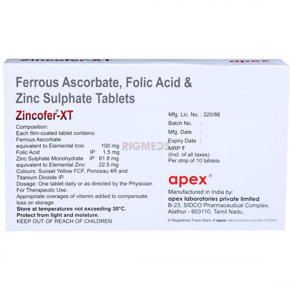 Zincofer XT Tablet