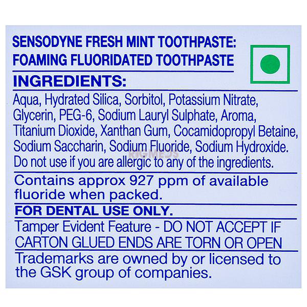 Sensodyne Fresh Mint Sensitive Toothpaste