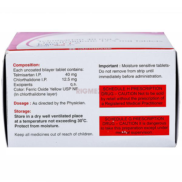 Telma CT 40/12.5 Tablet