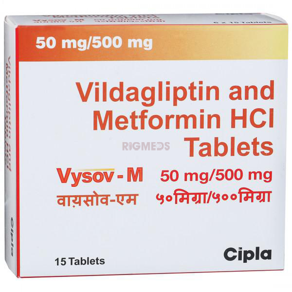 Vysov M 500Mg/50Mg Tablet