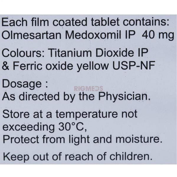 Olmesar 40 Tablet