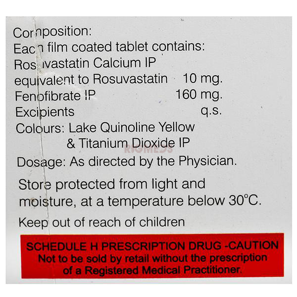 Advastat F 160Mg/10Mg Tablet