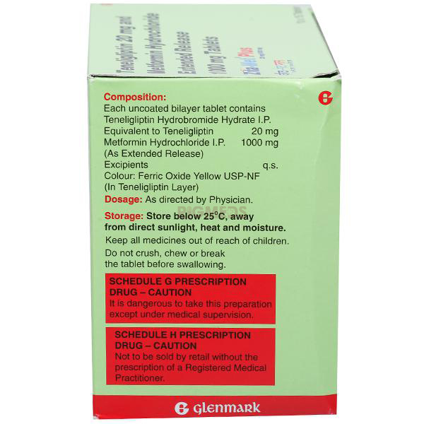 Zita Met Plus 1000Mg/20Mg Tablet ER