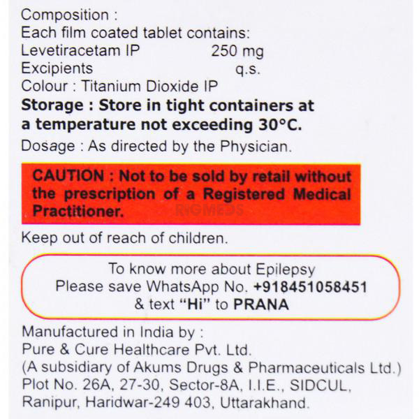 Epifast 250Mg Tablet