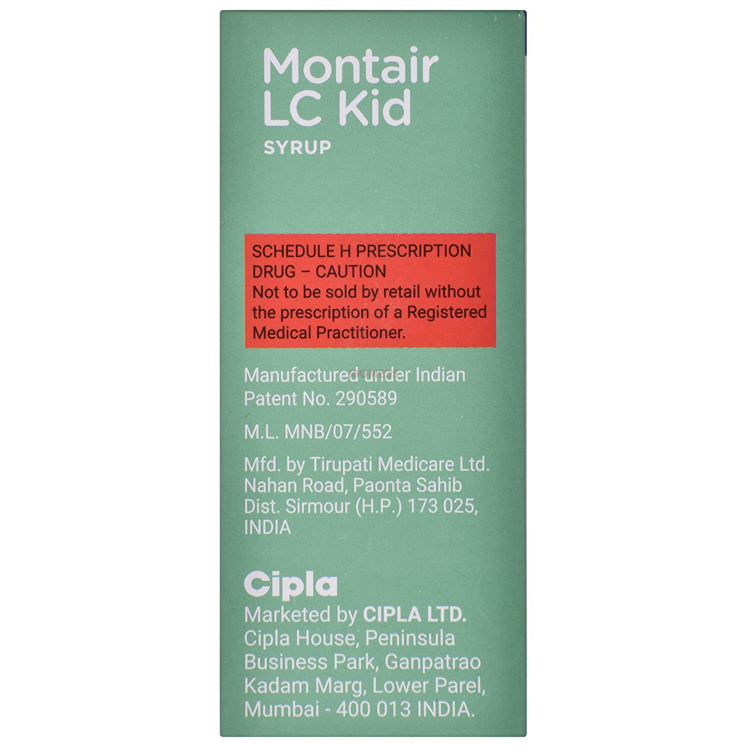 Montair LC Kid Syrup