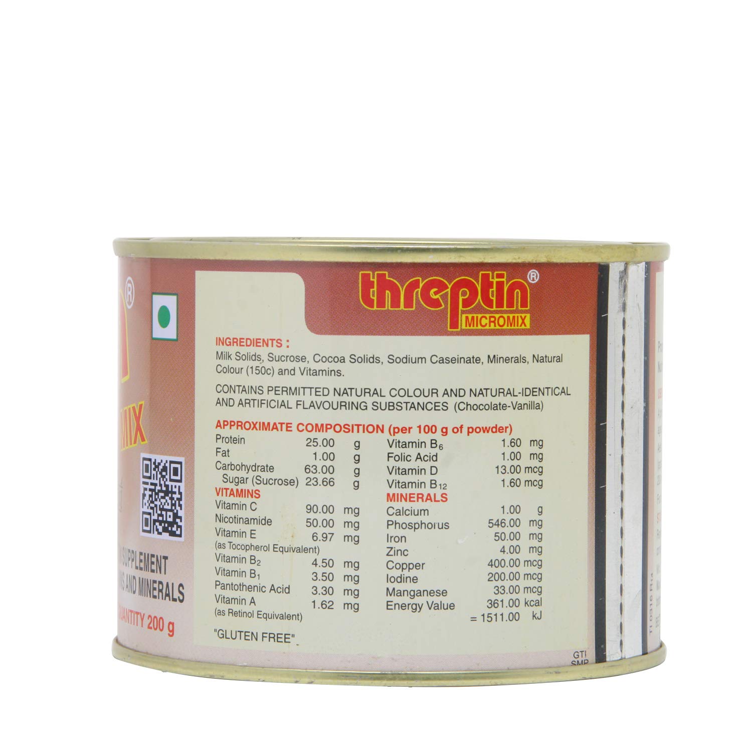 Threptin Micromix HighCalorie Protein Powder Chocolate