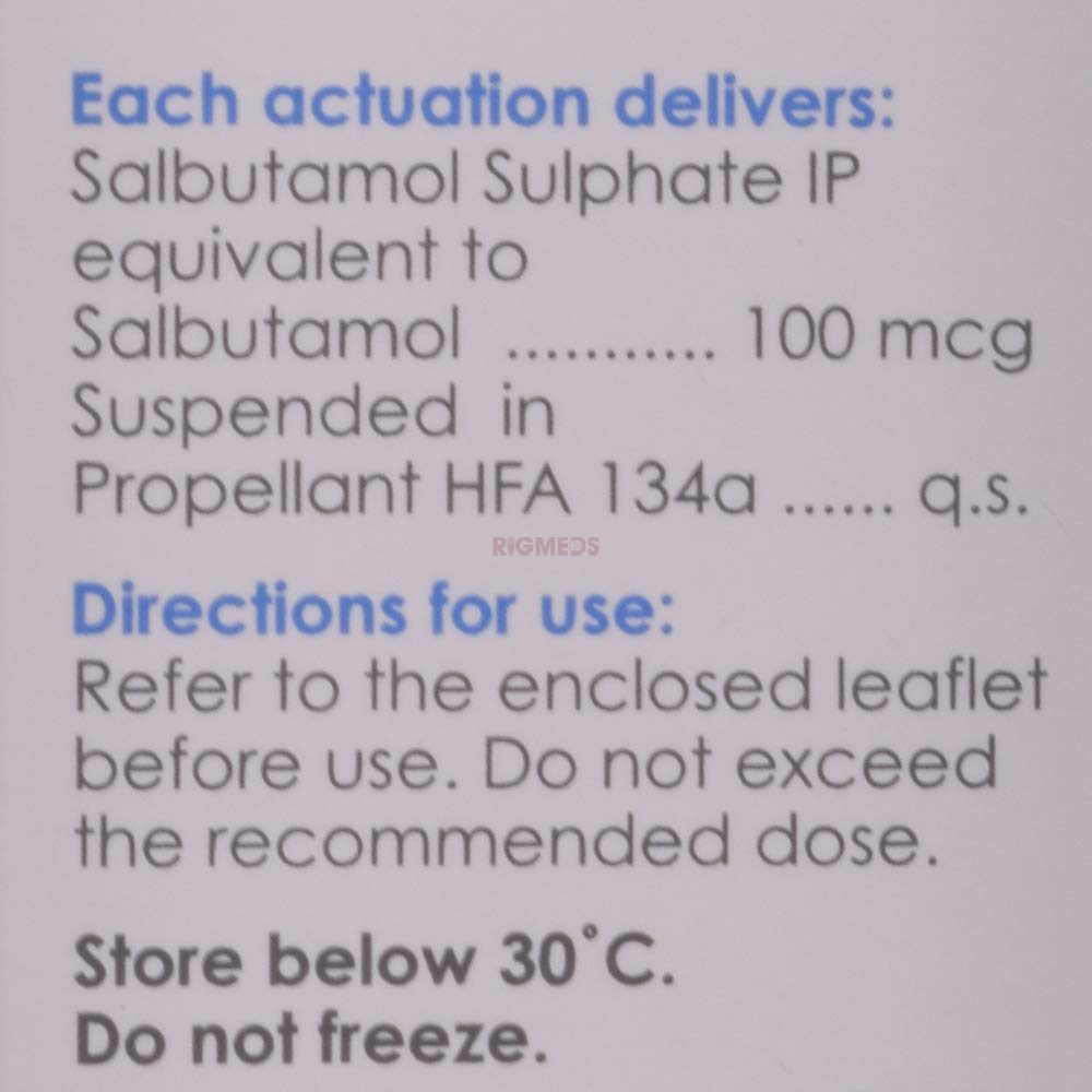 Asthalin 100Mcg Inhaler