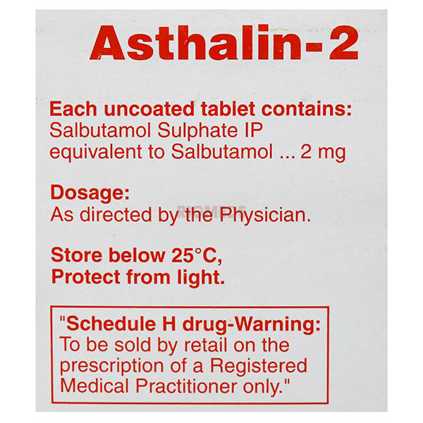 Asthalin 2 Tablet