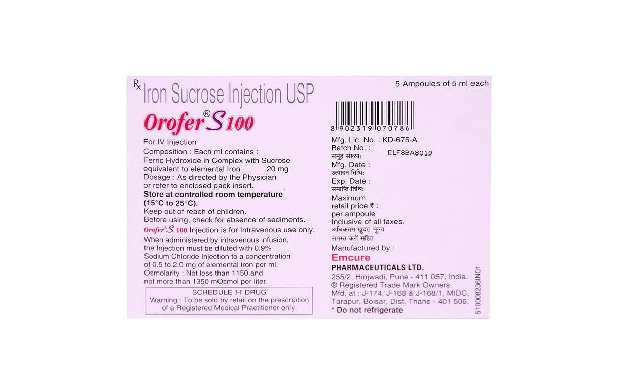 Orofer S Injection