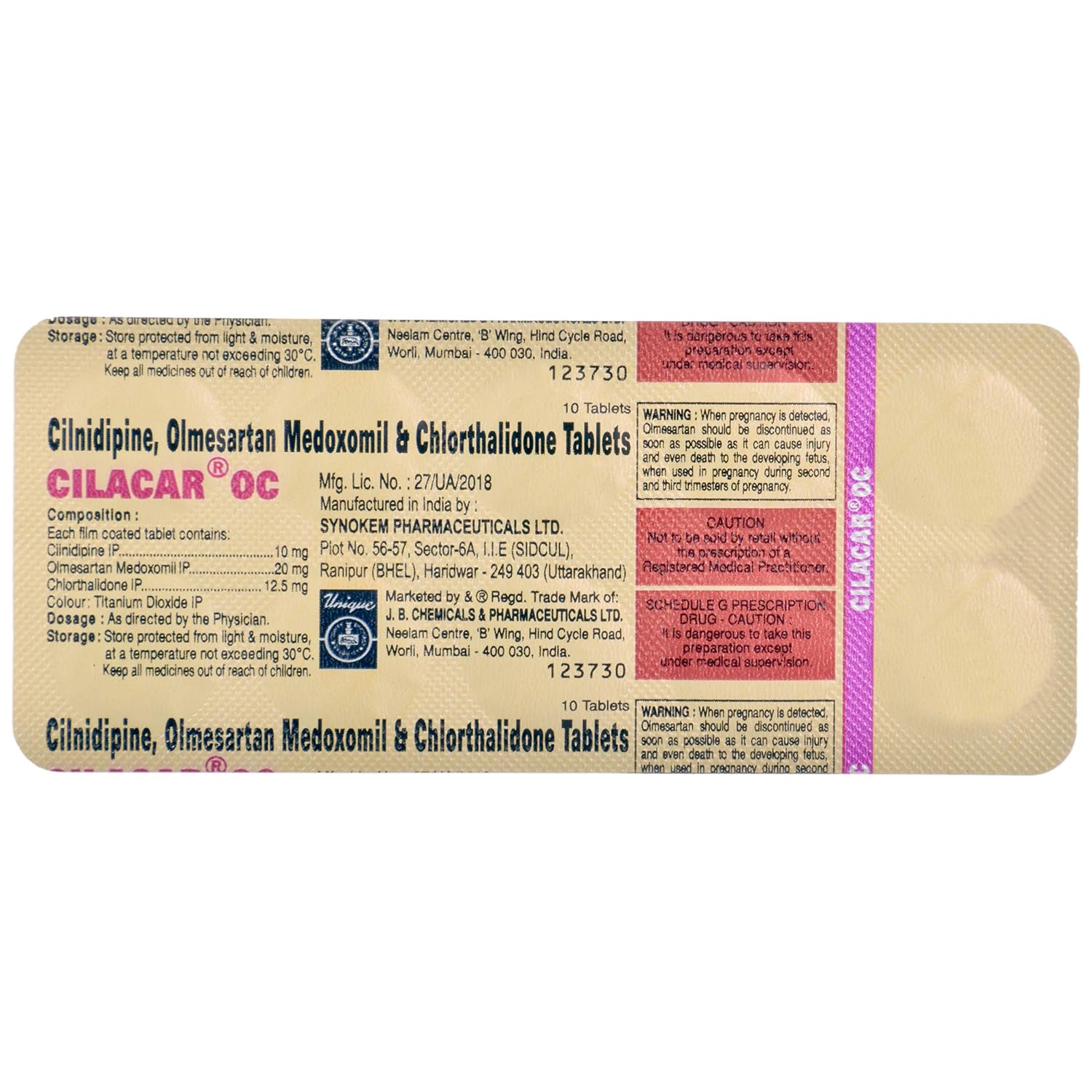 Cilacar OC Tablet