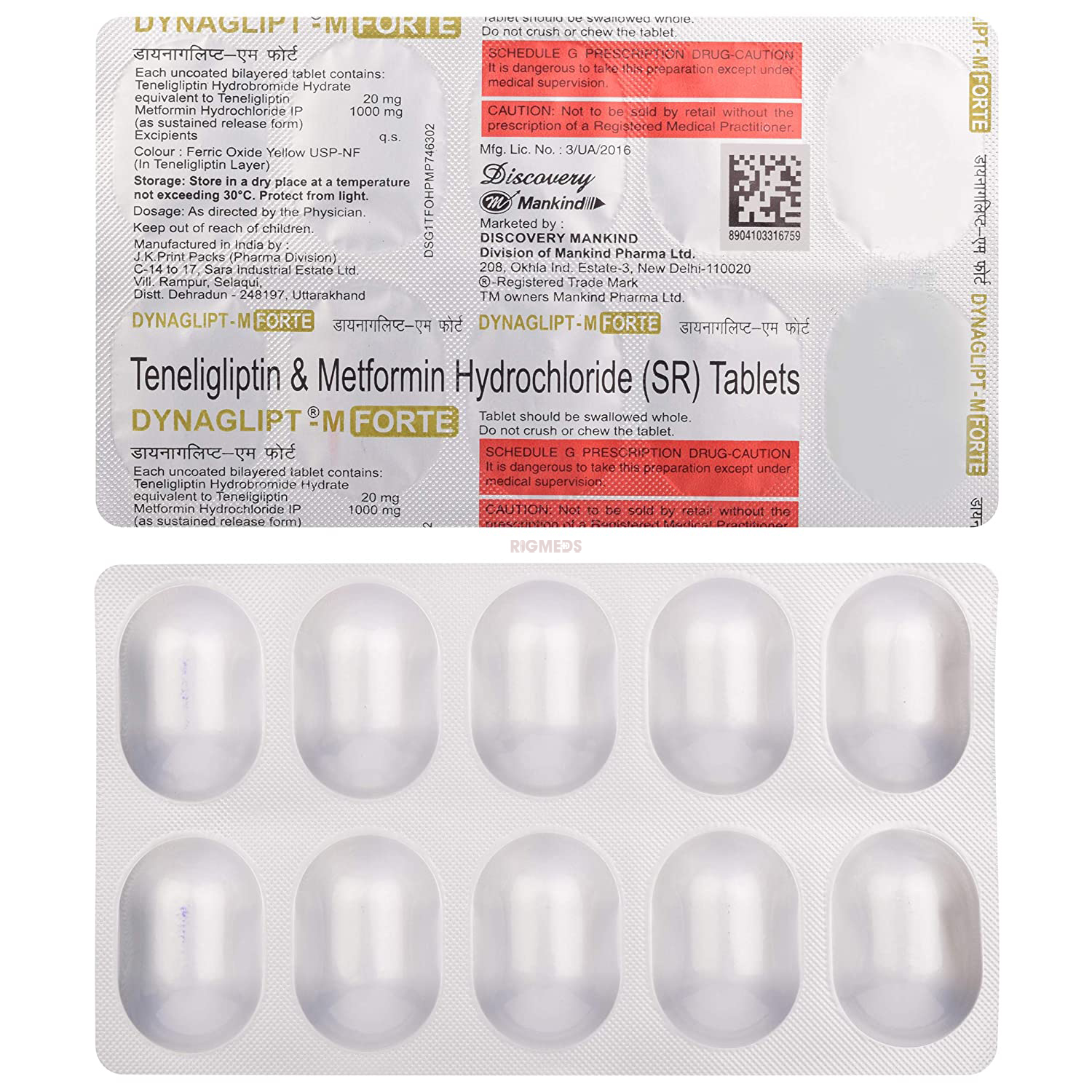 Dynaglipt M Forte Tablet SR