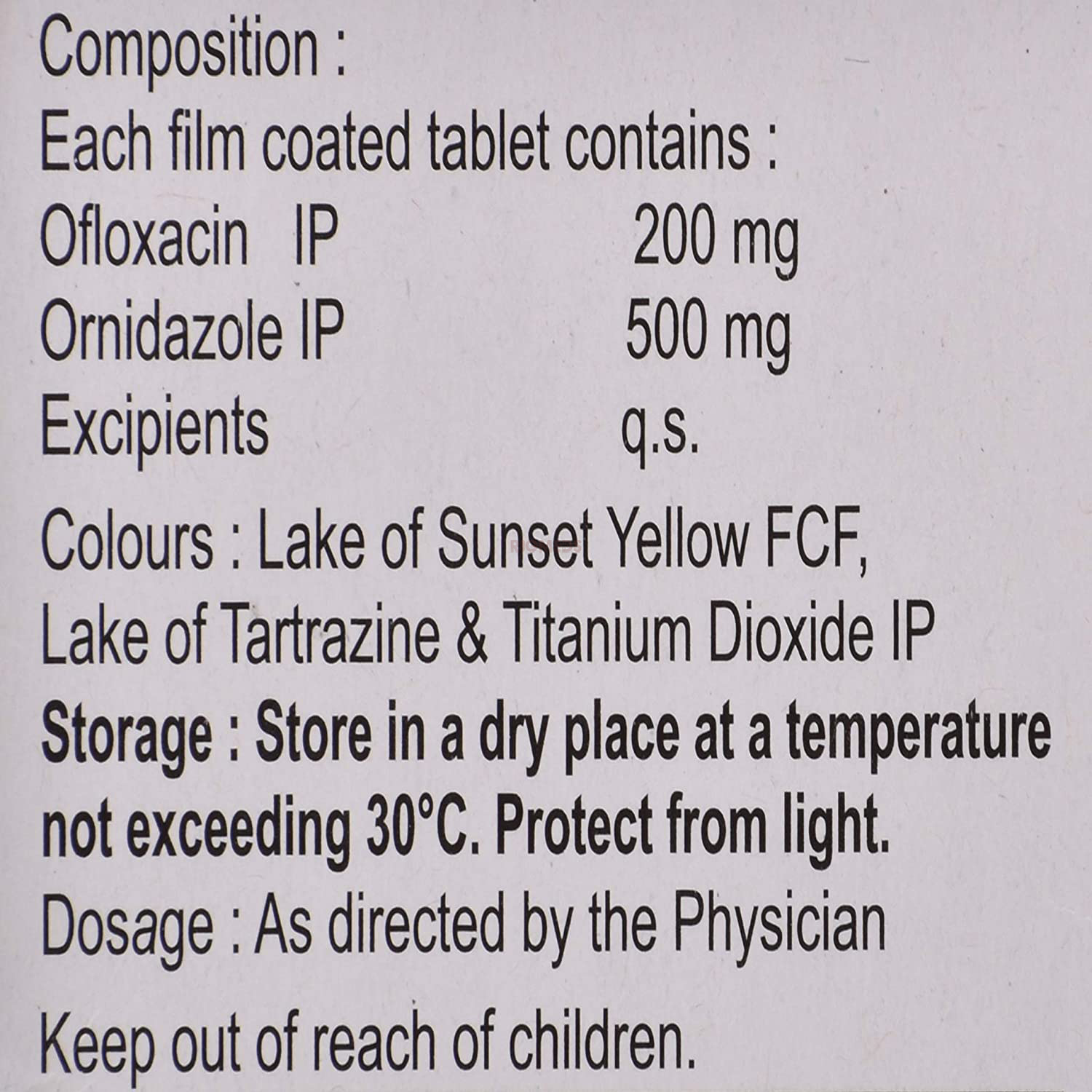 Zenflox OZ Tablet