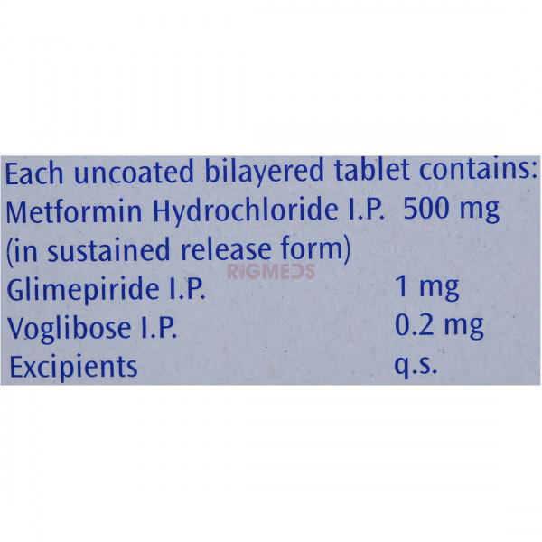 Amaryl MV1mg Tablet