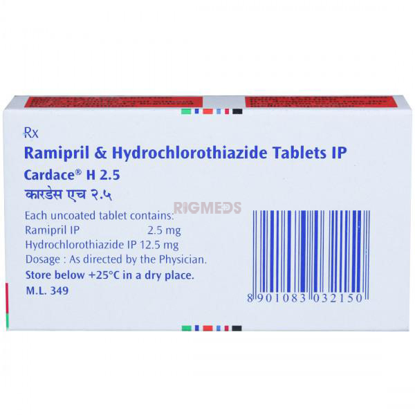 Cardace H 2.5 Tablet