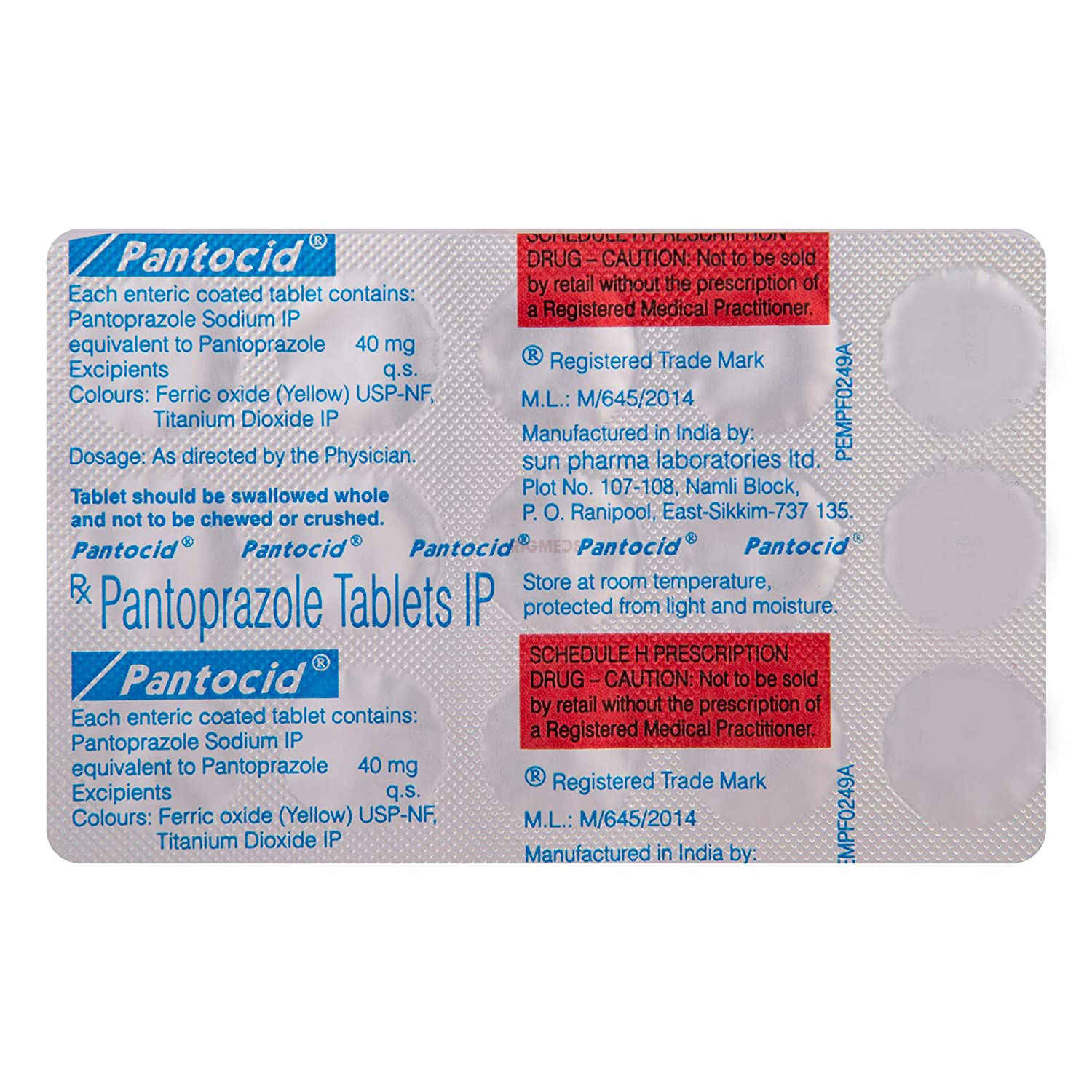 Pantocid 40Mg Tablet