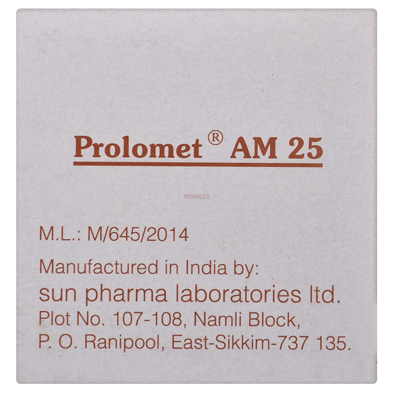 Prolomet AM 25 Tablet