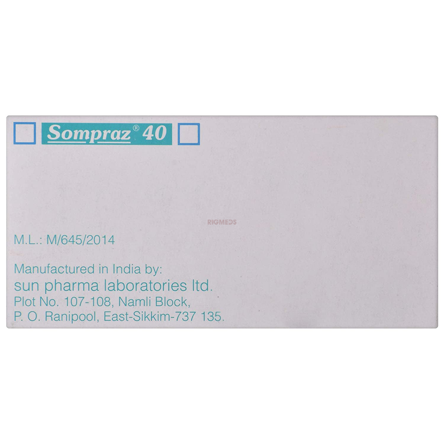 Sompraz 40 Tablet