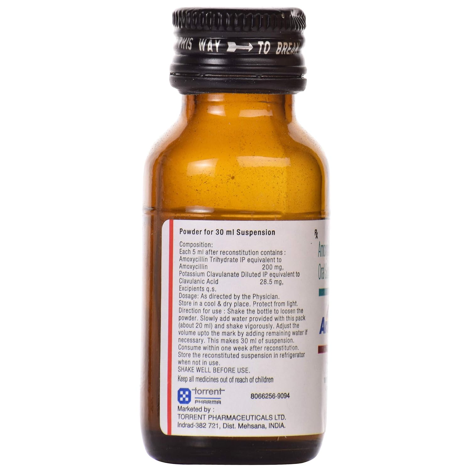 Ampoxin CV 200/28.5Mg Suspension (30ml)