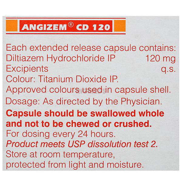 Angizem CD 120 Capsule ER