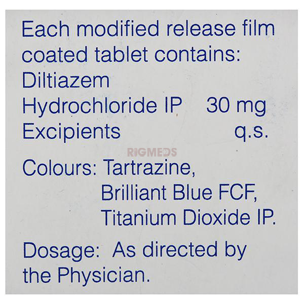 Angizem 30 Tablet MR