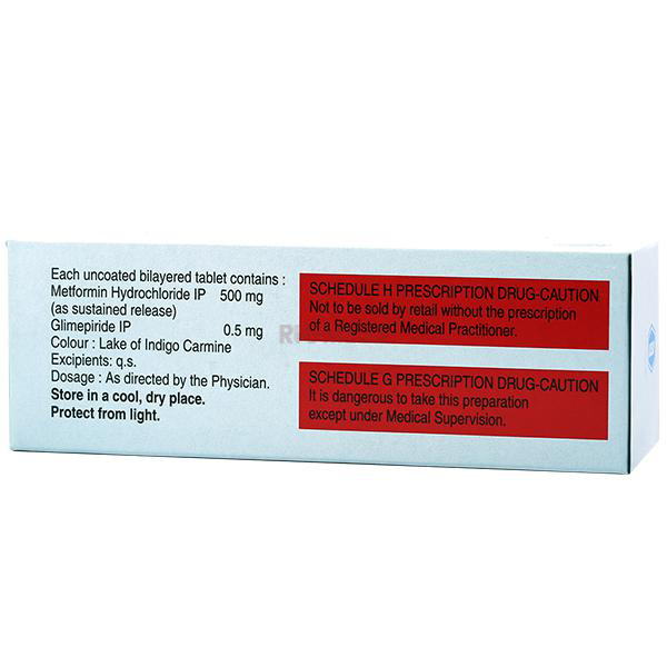Glycomet GP 0.5 Tablet SR