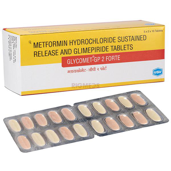 Glycomet GP 2 Forte Tablet SR