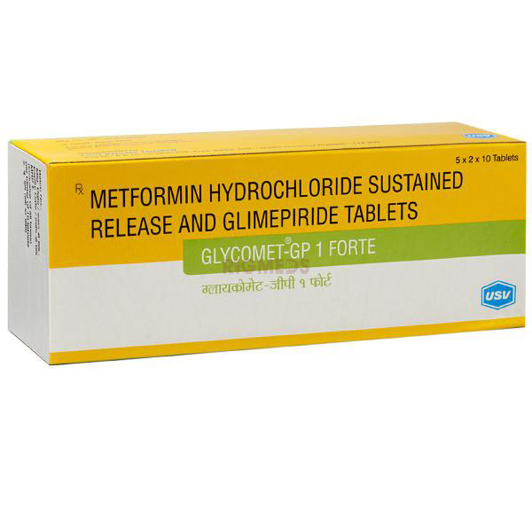 Glycomet GP 1 Forte Tablet SR