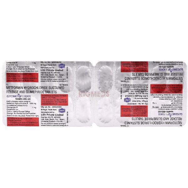 Glycomet GP 1 Forte Tablet SR
