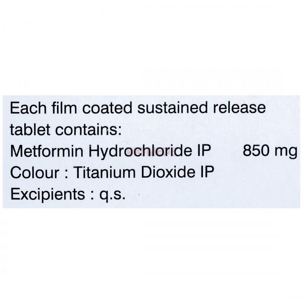 Glycomet 850 SR Tablet