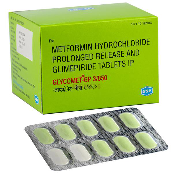 Glycomet GP 3/850 Tablet PR