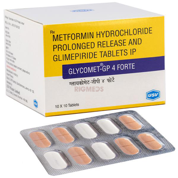 Glycomet GP 4 Forte Tablet PR