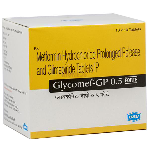 Glycomet GP 0.5 Forte Tablet PR