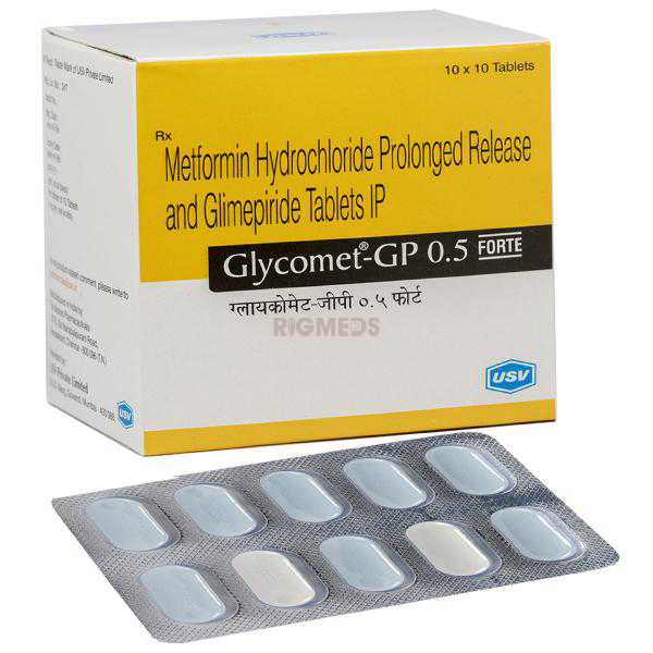 Glycomet GP 0.5 Forte Tablet PR