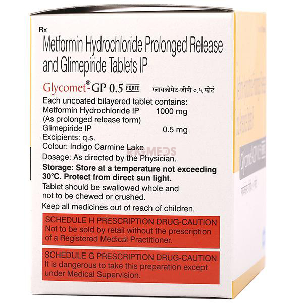Glycomet GP 0.5 Forte Tablet PR