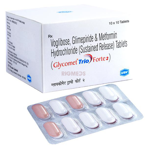 Glycomet Trio Forte 2 Tablet SR