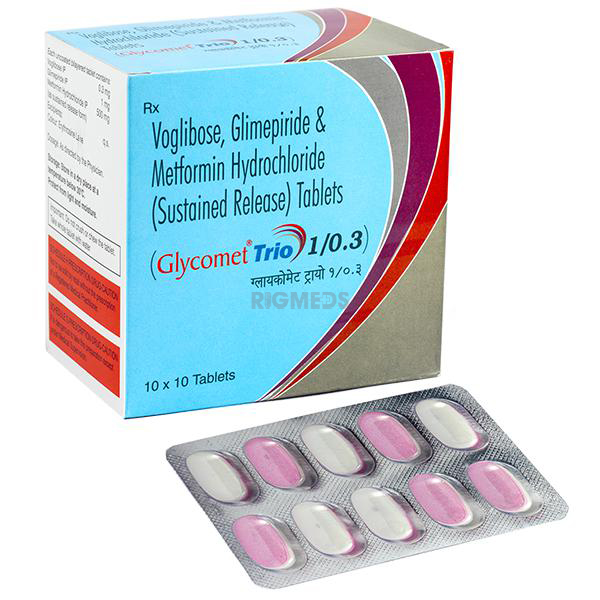 Glycomet Trio 1/0.3 Tablet SR