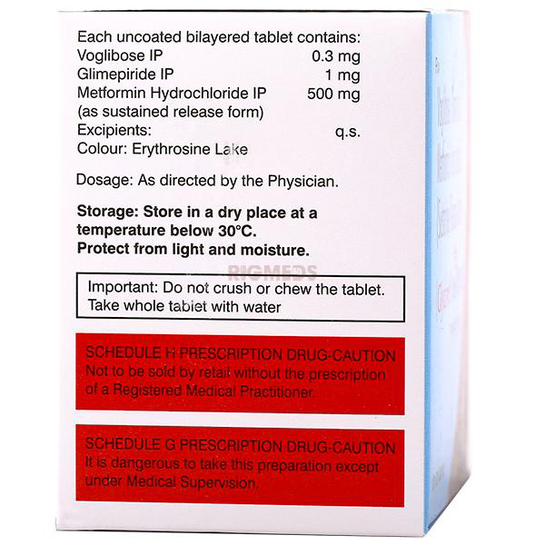 Glycomet Trio 1/0.3 Tablet SR