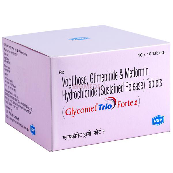 Glycomet Trio Forte 1 Tablet SR