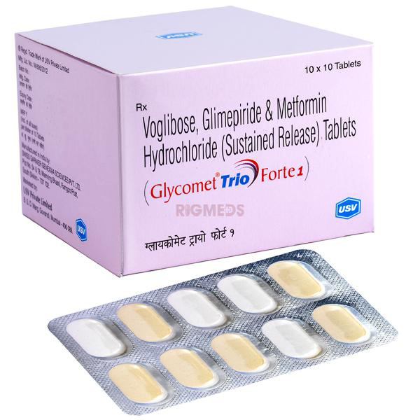 Glycomet Trio Forte 1 Tablet SR