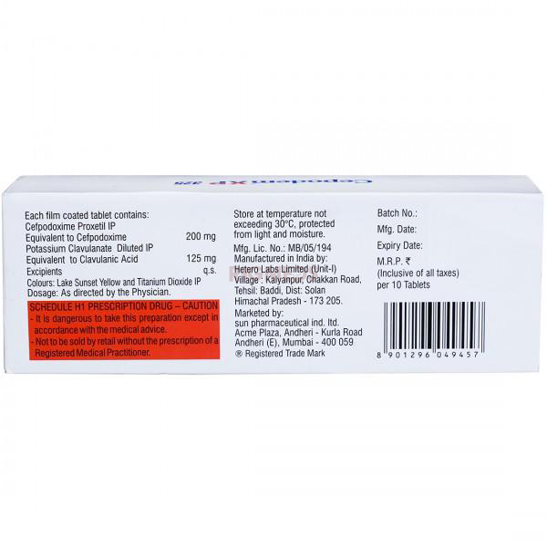 Cepodem XP 325 Tablet