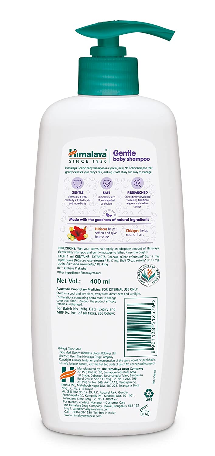 Himalaya Gentle Baby Shampoo (400 ml)