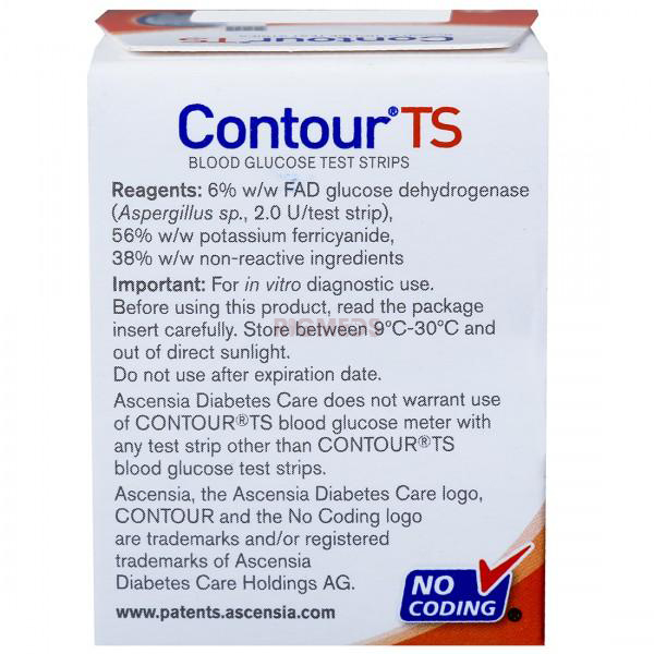Contour TS Blood Glucose Test Strip (Only 25 Test Strips)